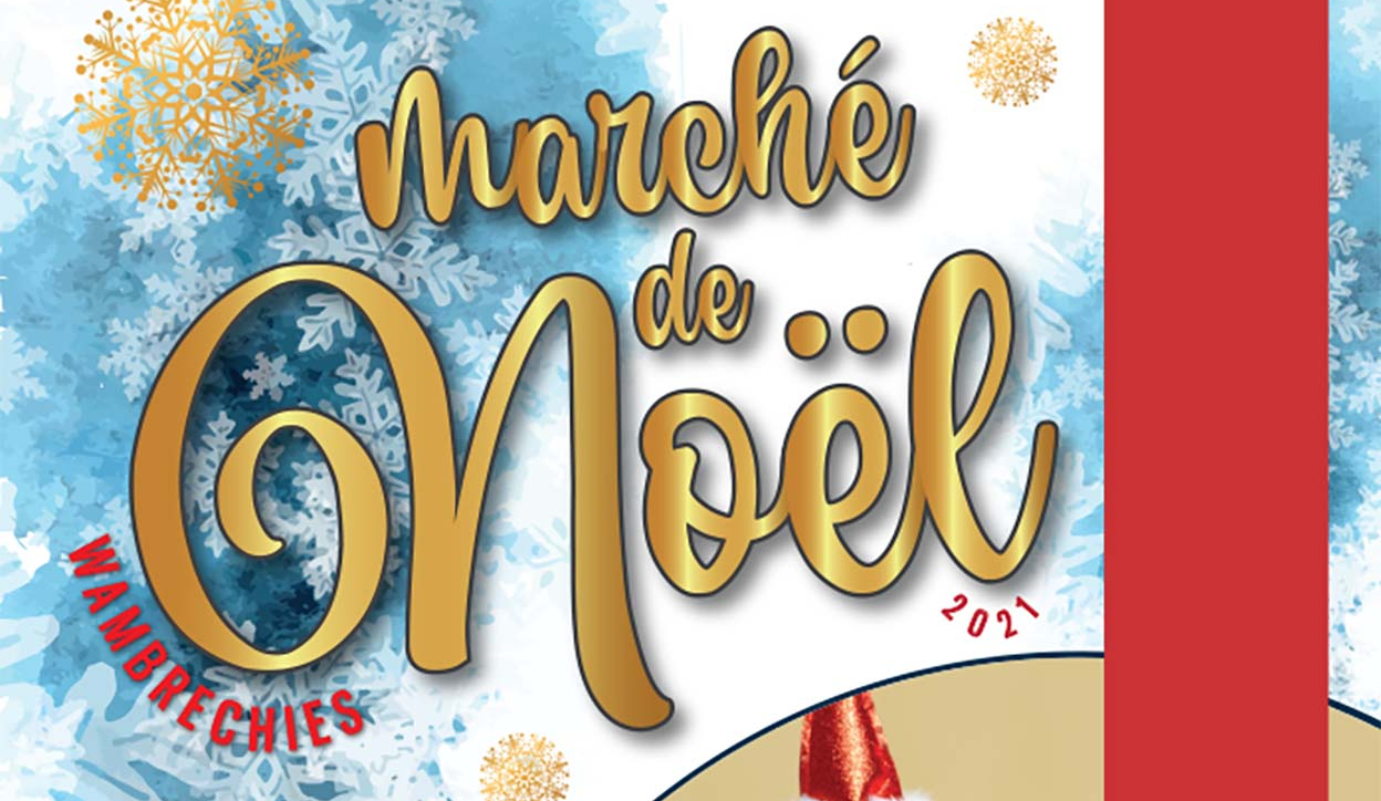 Affiche marché de Noël Wambrechies