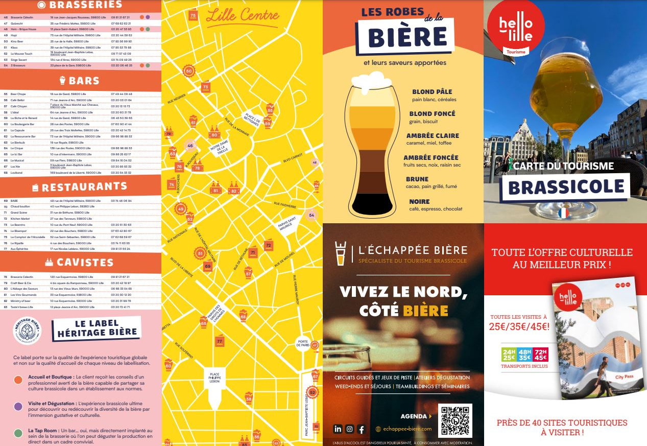 carte tourisme brassicole